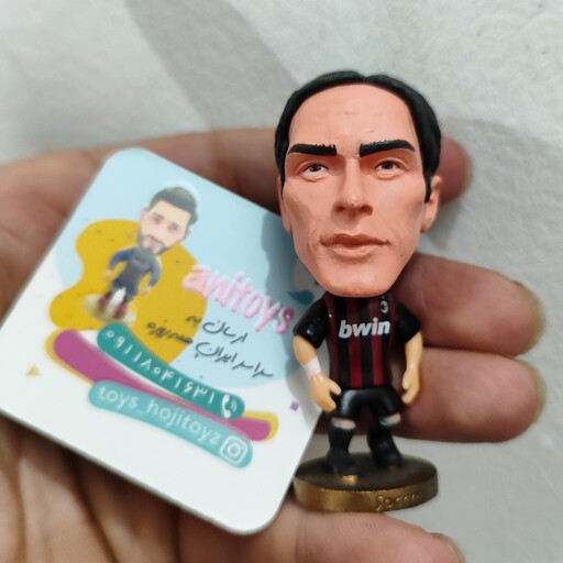 اکشن فیگور فوتبالی اینیزاگی میلان برند ساکروی inizaghi soccerwe figure 