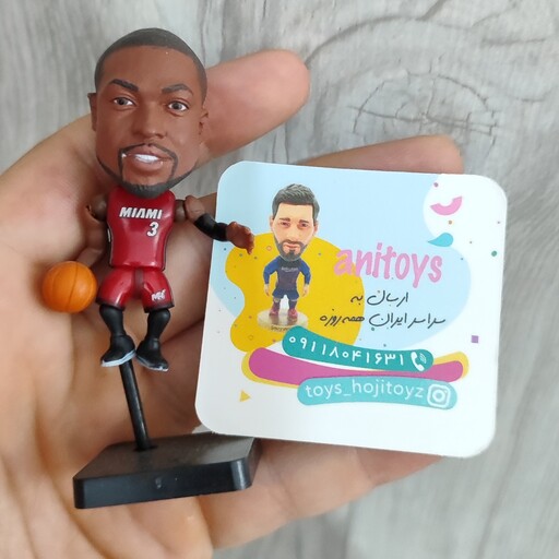 اکشن فیگور دوین وید برند ساکروی Dwyane Wade soccerwefigure


