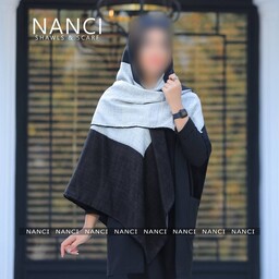 روسری نخی چاپ خیس برند نانسی  کد3-104 سایز 140 مناسب روز مادر