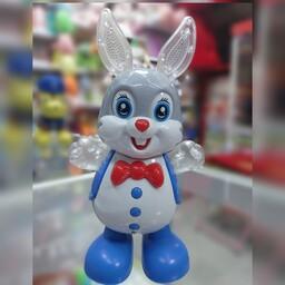 خرگوش موزیکال چراغدار،اسباب بازی ،اسباب بازی دخترانه،اسباب بازی پسرانه،خرگوش رباتی،اسباب بازی موزیکال