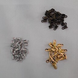 بست فلزی معمولی در رنگهای طلایی و برنزی و نقره ای در بسته های 10گرمی 