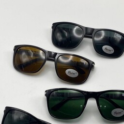 عینک آفتابی پرسول اسپرت یووی400 شیشه سنگ فریم کائوچو دسته فنری ،(کیفیت درجه یک ضمانتی )