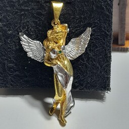 گردنبند زنانه angel نقره 925 عیار بالاترین عیار روکش طلا 