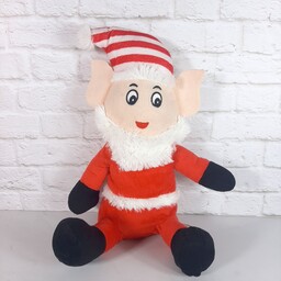 عروسک بابانوئل  کریسمسی بسیار زیبا و با کیفیت جنسش از مخمل براق و خوش رنگ قابل شستشو 