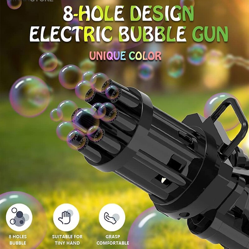 تفنگ حباب ساز BUBBLE GUN
با کیفیت عالی و ارسال رایگان 