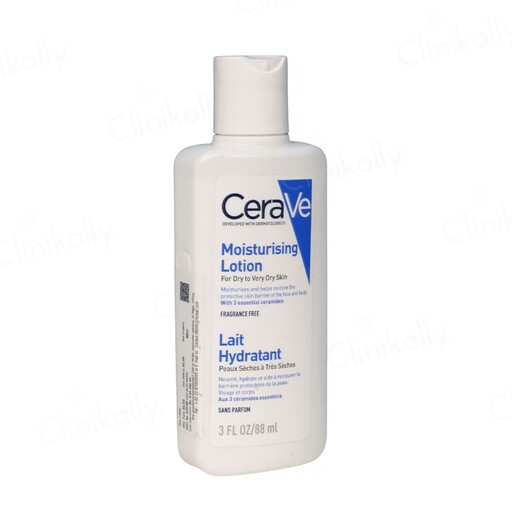 لوسیون مرطوب کننده صورت و بدن سراوی مدل Cerave Moisturizing Lotion Dry to Very Dry Skin 88ml
