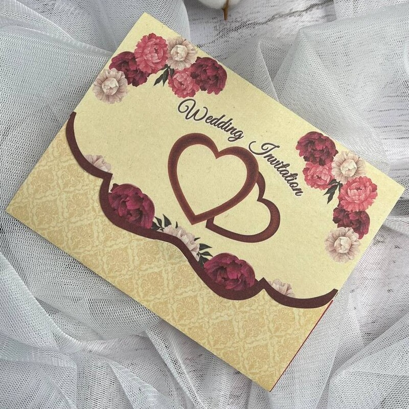 کارت عروسی 100 عددی با چاپ رنگی و کیفیتی بی نظیر طرح کد301