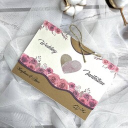 کارت عروسی 100 عددی با چاپ رنگی و کیفیتی بی نظیر طرح کد386