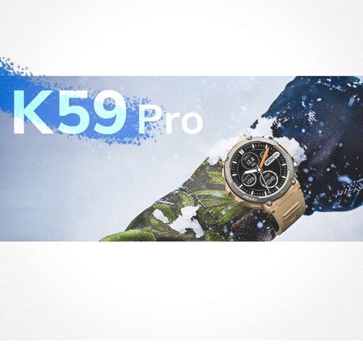 ساعت هوشمند K59PRO کیفیت بی نظیر  100 درصد ضد آب ورزشی کامل رسمی پزشکی کامل صفحه نمایش 100درصد HD