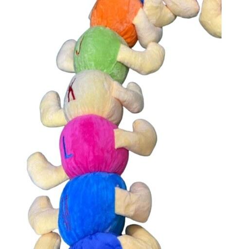 عروسک پولیشی هزارپا رنگارنگ با قد 140 سانت