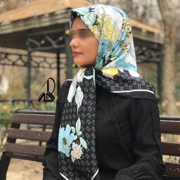 روسری ابریشم توییل(کجراه) وارداتی دور چرخ روسری ابریشم روسری توییل روسری ابریشم کجراه روسری مجلسی ارسال رایگان کد9