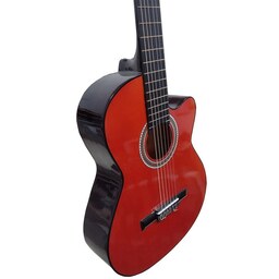 گیتار کلاسیک دیاموند کاتوی رنگ قرمز همراه با سافت کیس ضدضربه و پیک(مضراب گیتار) و ارسال رایگان