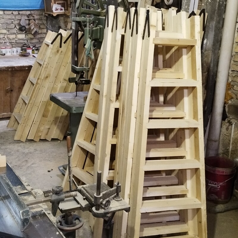 نردبان چوبی 5پله