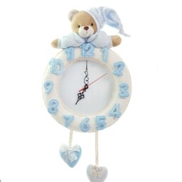 ساعت سیسمونی اتاق نوزاد طرح خرس نانان با ارسال رایگان 