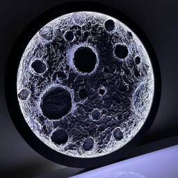 تابلو ماه کامل قطر 100 همراه نورپردازی  و ارسال رایگان 