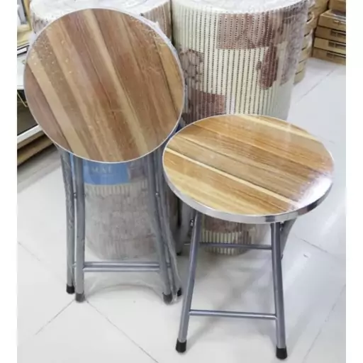 صندلی تاشو اسکلت فلزی چوبی بدون پشت

Metal frame wooden chair

