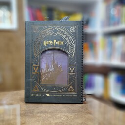 دفتر یک خط جلد سخت فنری 100برگ Harry Potter 