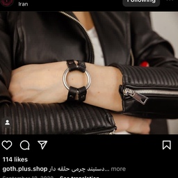 دستبند چرم مردانه مدل  اسپرت