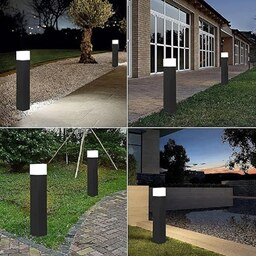چراغ حیاطی برند  پارس باروژ مدل مکعبی یک متری 