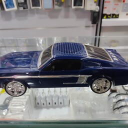 اسپیکر  شارژی بلوتوثی وستر مدل اتومبیل فورد موستانگ ws-1967 رنگ آبی