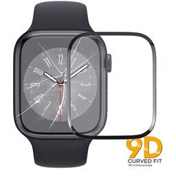 گلس اپل واچ 7 و 8 سایز 45 میلیمتری - محافظ صفحه نمایش ساعت هوشمند اپل و طرح applewatch ultra 49mm