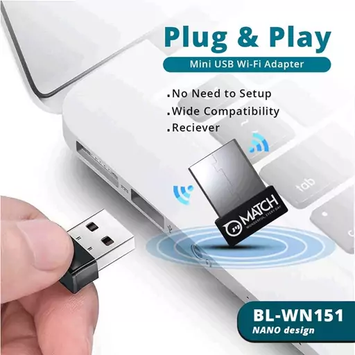 دانگل وای فای LB-LINK مدل BL-WN151 - کارت شبکه USb ال بی لینک 