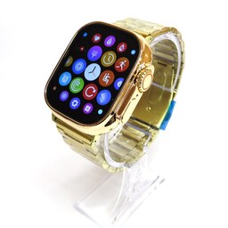 اپل واچ اولترا مدل A2859 طلایی سایز 49mm -های کپی درجه 1 - ساعت هوشمند طرح Apple Watch Ultra Gold A2859