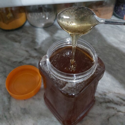 عسل تغذیه درجه یک (همراه با تغذیه شهد گل و آب عسل)خرید مستقیم از زنبوردار  یک کیلویی