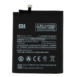 باتری اصلی شیائومی مدل Xiaomi Mi A1 - BN31