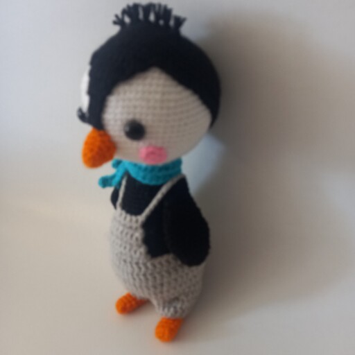 عروسک بافتنی پنگوئن 