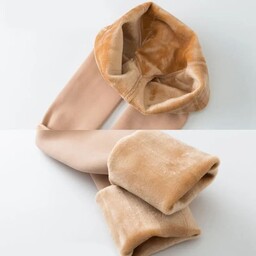 جوراب شلواری ضخیم شنل کرمی گرم بالا وارداتی اصل با ارسال رایگان