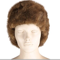 کلاه پشم و پوست اصلی روسی قهوه ای بیوتی شاپ