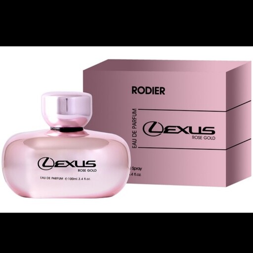 عطر ادکلن ادو پرفیوم زنانه رودیر مدل رز گلد لکسوس(صورتی) Rose Gold Lexus

