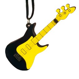 گردنبند طرح گیتار برقی مدل متالهد کد m.25315