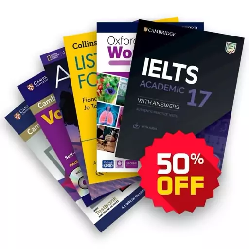 بهترین منابع آزمون آیلتس IELTS Superpack  سوپرپک 53 جلدی