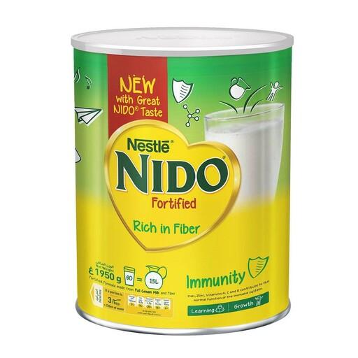 شیر  نیدو بزرگسالان NIDO نستله سرشار از فیبر 400 گرم ساخت شرکت نستله دوبی تاریخ انقضا 2025
