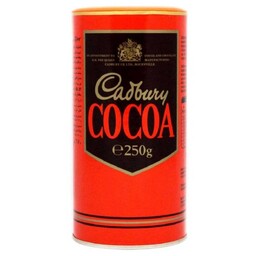 پودر کاکائو خالص کدبری   250 گرمی cadbury اصلی ساخت انگلستان سفارش امارات تاریخ جدید 