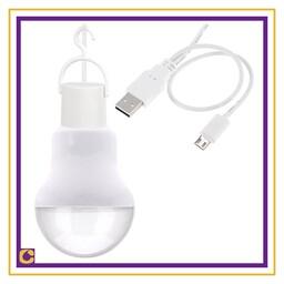 لامپ شارژی دوسر  USB . MICRO USB  