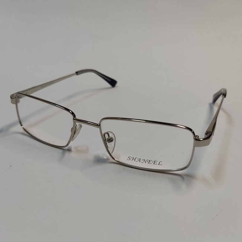 فریم عینک طبی فلزی نقراه ای SHANEEL زنانه و مردانه