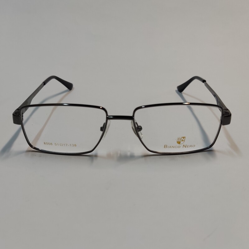 عینک طبی مردانه فلزی BIANCO NERO