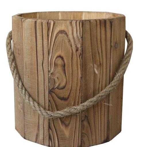 سطل چوبی 
