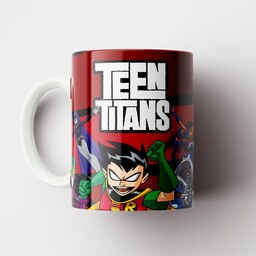 ماگ طرح تایتان ها Teen Titans کد titans-09