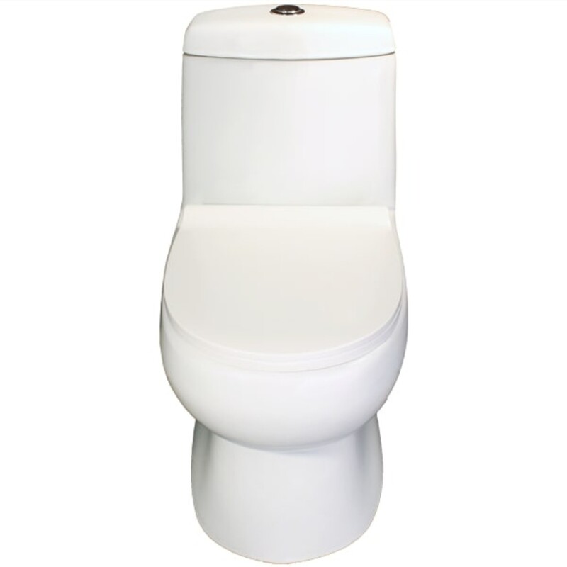 توالت فرنگی کاتیا رنگ سفید سایز 68در37 درجه1