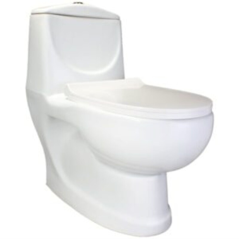 توالت فرنگی کاتیا رنگ سفید درجه1 سایز 68در37 