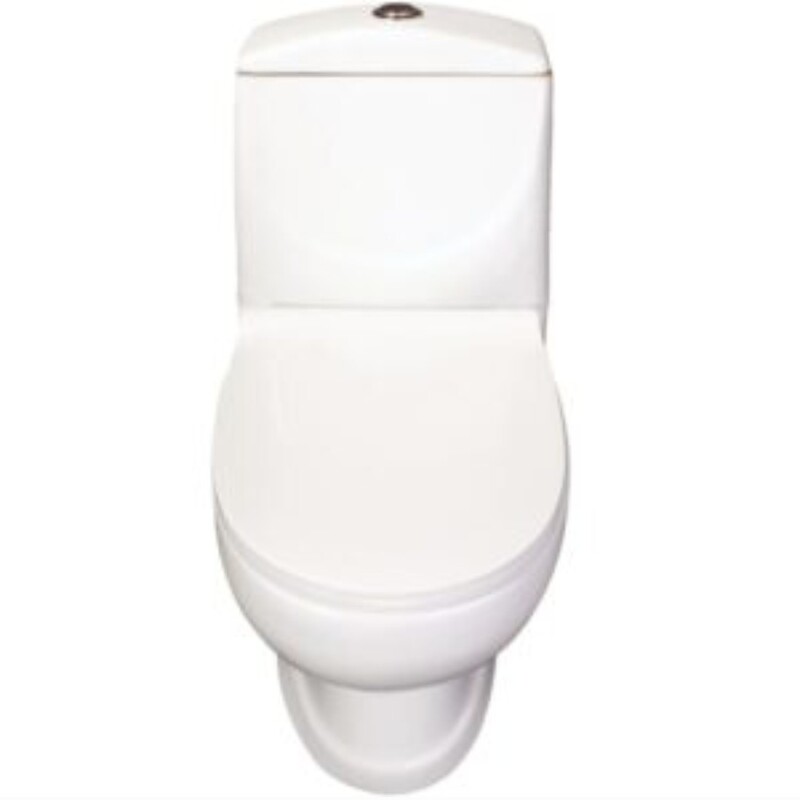توالت فرنگی کاتیا رنگ سفید درجه1 سایز 68در37 