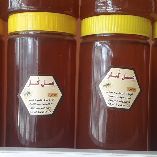 عسل کُنار اعلا  1000 گرم(تضمین کیفیت)