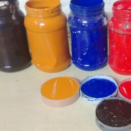 خمیر رنگ سنگ مصنوعی در رنگبندی مختلف 250گرمی مناسب سنگ مصنوعی و رگه دار کردن