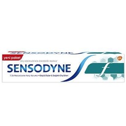 خمیر دندان سنسوداین سری اف اصل آلمان Sensodyne F مخصوص دندان ها و لثه های حساس حجم 100 میلی لیتری