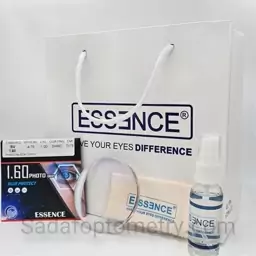 عدسی essence 1.6 فشرده فتوکرومیک بلو کنترل،مقاومت بالا در برابر خش و شکست با ترکیب دو خاصیت تغییر رنگ در آفتاب و کنترل ن