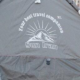 چادر مسافرتی 8 نفره ضد آب با قلاب ضد باد با 3 تا پنجره و دو تا درب با زیپ جداگانه چادر مناسب کمپینگ 
